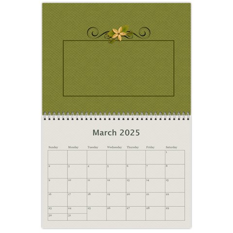 Calendar: My Family By Jennyl Mar 2025