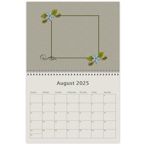 Calendar: My Family By Jennyl Aug 2025