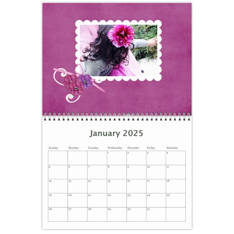 Calendar: Lavander Dreams By Jennyl Jan 2025