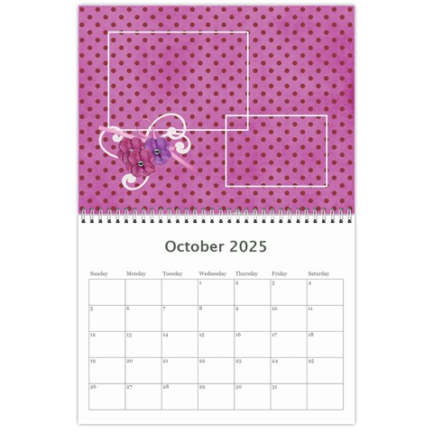 Calendar: Lavander Dreams By Jennyl Oct 2025