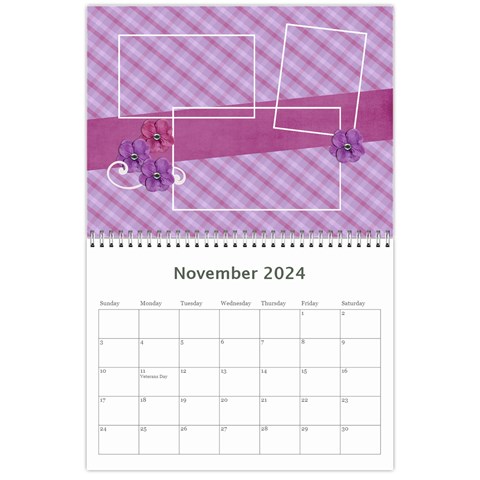 Calendar: Lavander Dreams By Jennyl Nov 2024