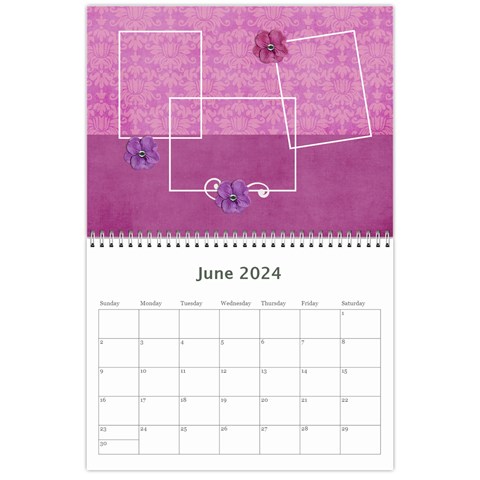 Calendar: Lavander Dreams By Jennyl Jun 2024