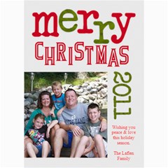 2011 Chirstmas Card - 5  x 7  Photo Cards