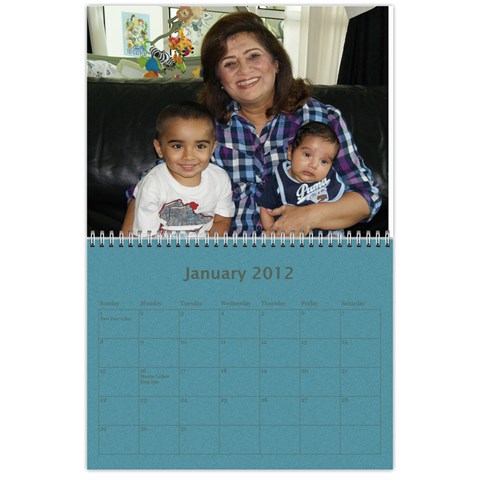 Calendar 2012 By Shal Shahani Jan 2012
