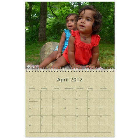 Calendar 2012 By Shal Shahani Apr 2012