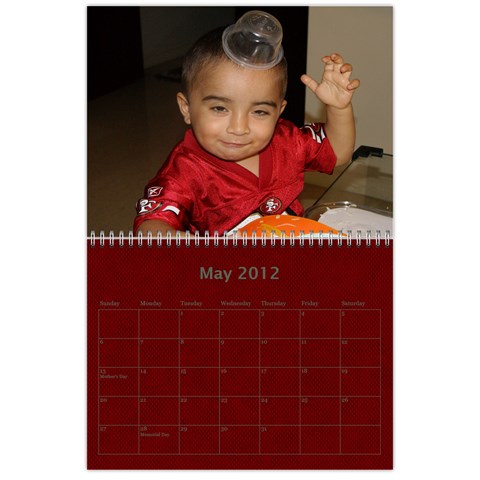 Calendar 2012 By Shal Shahani May 2012