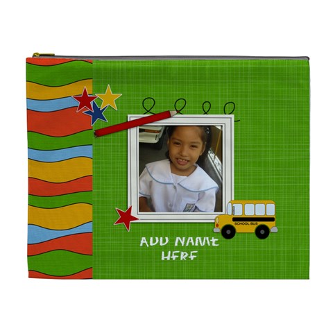 Cosmetic Bag (xl) : Back To School 11 By Jennyl Front