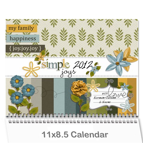 Calender Project 2012 By Juliana Gunardi Cover