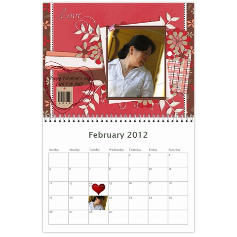 Calender Project 2012 By Juliana Gunardi Feb 2012