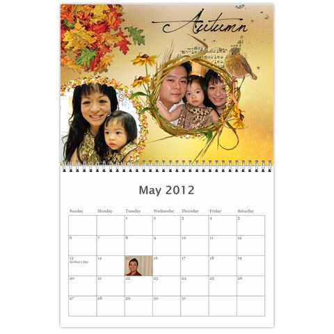 Calender Project 2012 By Juliana Gunardi May 2012