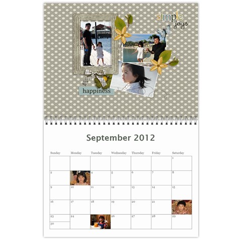 Calender Project 2012 By Juliana Gunardi Sep 2012