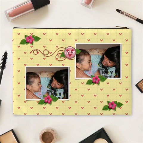 Cosmetic Bag (xl): Friends Forever By Jennyl Back