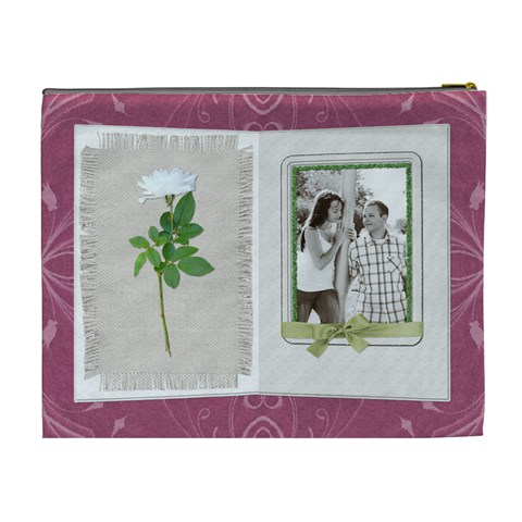 Pretty Card Xl Cosmetic Bag By Lil Back