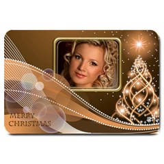 Golden Christmas Large Door Mat - Large Doormat