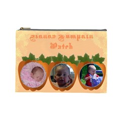 pumpkin patch large cosmetic bag - Cosmetic Bag (Large)