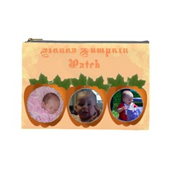 pumpkin patch large cosmetic bag - Cosmetic Bag (Large)