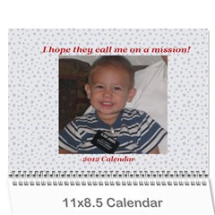 mission calendar 2012 - Wall Calendar 11  x 8.5  (12-Months)