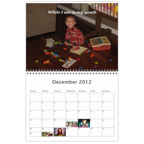 Mission Calendar 2012 By Jerilyn Dec 2012