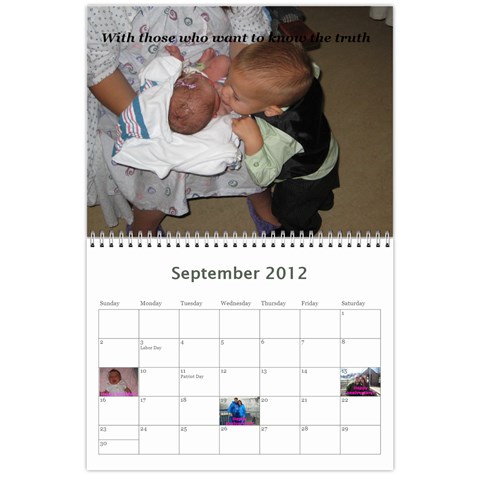 Mission Calendar 2012 By Jerilyn Sep 2012
