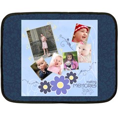 Serenity Blue Mini Fleece Blanket - Fleece Blanket (Mini)