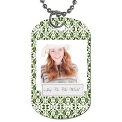 christmas - Dog Tag (One Side)