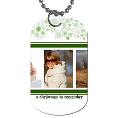 christmas - Dog Tag (One Side)