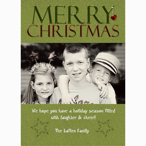 Christmas Card By Lana Laflen 7 x5  Photo Card - 1