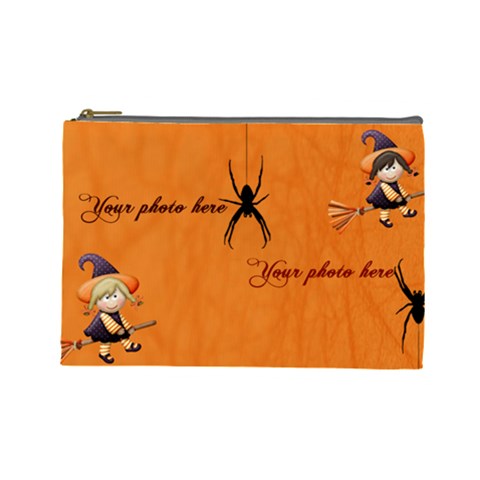 Halloween Cosmetic Bag (l) By Elena Petrova Front