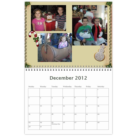 Calendar 2012 By Janet Andreasen Dec 2012