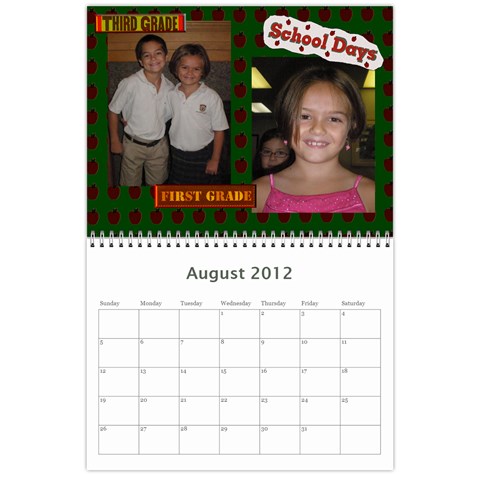 Calendar 2012 By Janet Andreasen Aug 2012