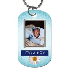 Its a Boy 2-Sided Dog Tag - Dog Tag (Two Sides)