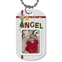 Angel 1-Sided Dog Tag - Dog Tag (One Side)