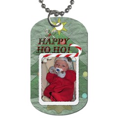 Happy Ho Ho 1-Sided Dog Tag - Dog Tag (One Side)