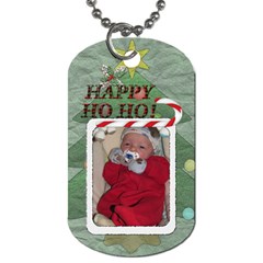 Happy Ho Ho 1-Sided Dog Tag - Dog Tag (One Side)