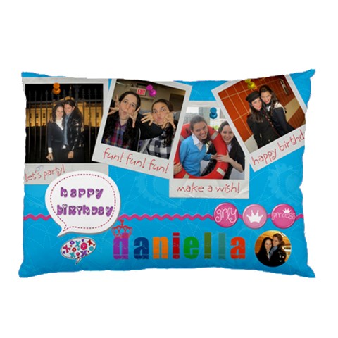 Dani P 2 By Daniella Spira 26.62 x18.9  Pillow Case
