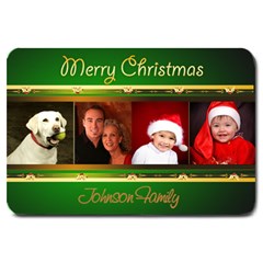 Green Large Christmas Door Mat - Large Doormat