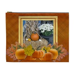 Pumpkin Delight XL Cosmetic Bag - Cosmetic Bag (XL)