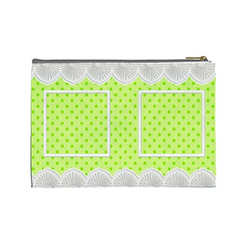 Lime And Lace Large Cosmetic Bag By Deborah Back