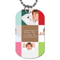 merry christmas - Dog Tag (One Side)