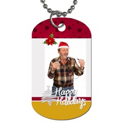 merry christmas - Dog Tag (One Side)