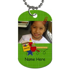 Dog Tag (two Sides): Back To School1