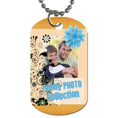 family - Dog Tag (One Side)