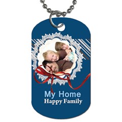 family - Dog Tag (One Side)