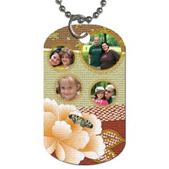 Grandmothers dogtag - Dog Tag (One Side)