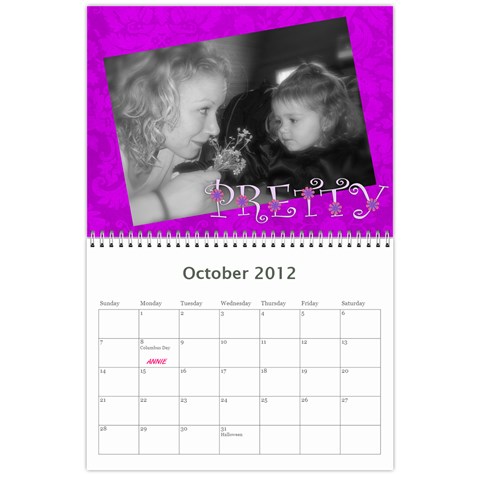 New Calendar Mom By Julie Severin Oct 2012