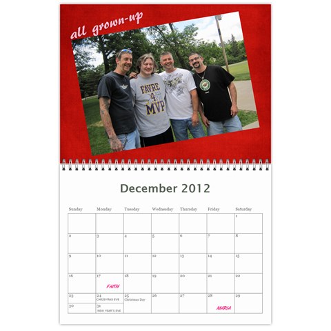 New Calendar Mom By Julie Severin Dec 2012