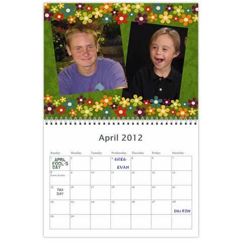 New Calendar Mom By Julie Severin Apr 2012