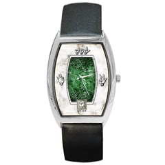 American Sign Language - green - Barrel Style Metal Watch