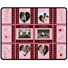 Love Words Medium Fleece Blanket - Fleece Blanket (Medium)