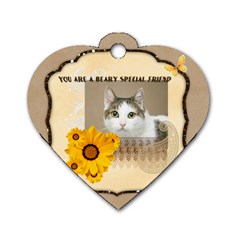 friendship - Dog Tag Heart (One Side)